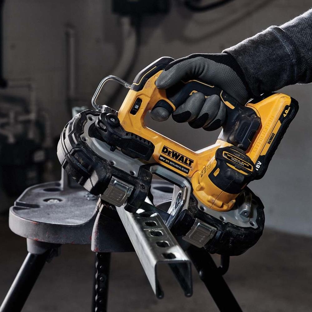 DeWalt DCS377NT 18V XR Brushless Compact Bandsaw Body Only With Kitbox for Easy Portability