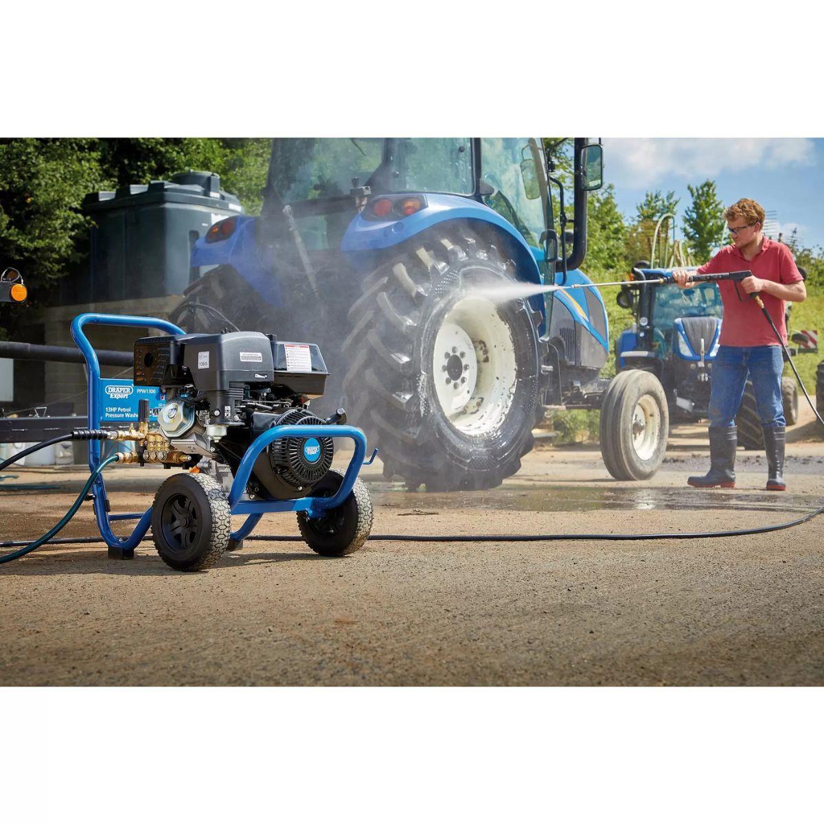 Draper Tools PPW1300 Expert Petrol Pressure Washer 262bar/13Hp 83819