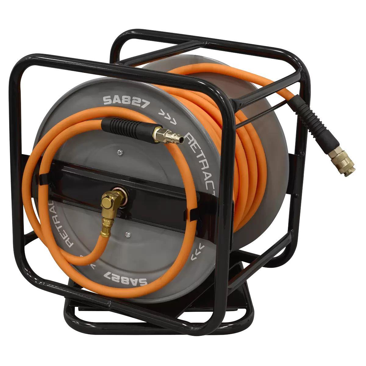 Sealey SA827 30m Swivel Air Hose Reel 6mm ID