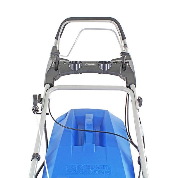 Hyundai HYM460SPE 46cm Electric-Start Self-Propelled Petrol Lawnmower Mulch, Rear & Side Discharge
