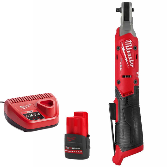 Milwaukee M12FIR14G2-0 12V Brushless Ratchet With 1 x 2.5Ah Battery & Charger