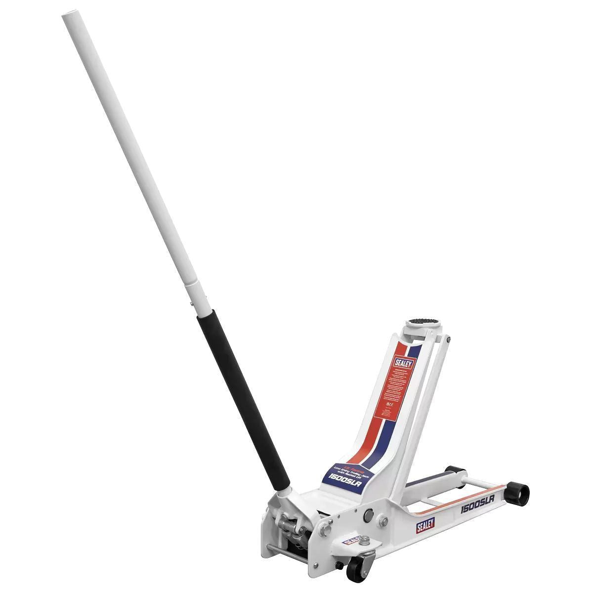Sealey 1500SLR Trolley Jack 1.5 Tonne Low Profile Rocket Lift