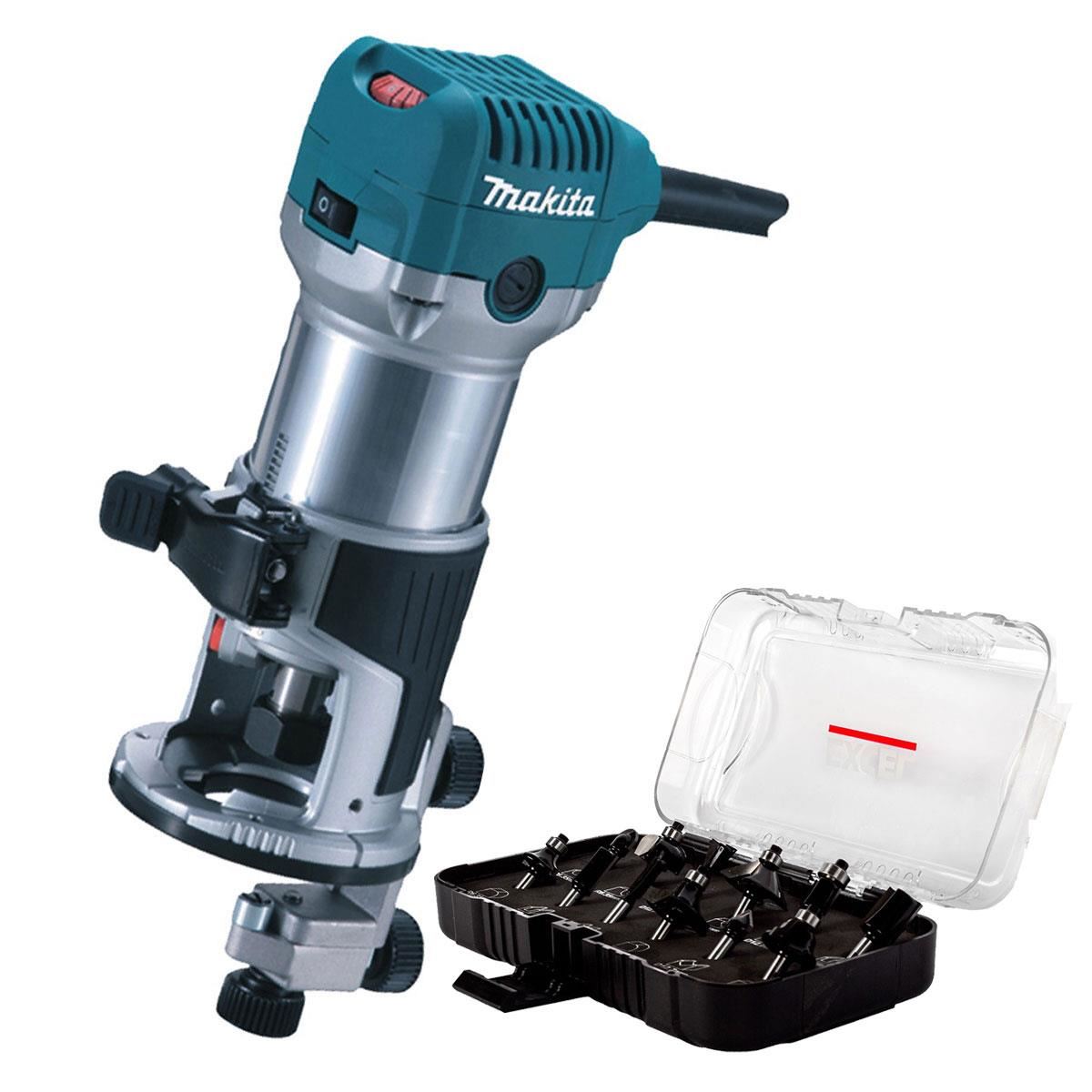 Makita RT0702CX4/2 240V Router Trimmer with 1/4