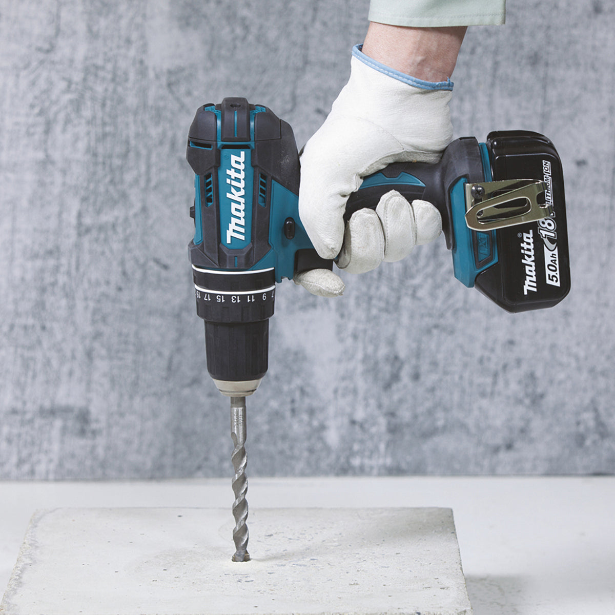 Makita DLX2134TJ 18V LXT Combi Drill & Jigsaw Combo Kit With 2 x 5.0Ah Batteries, Charger & Case