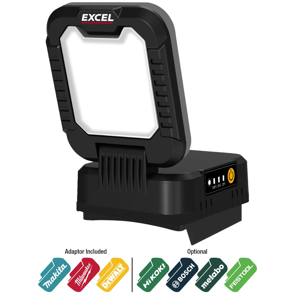 Excel 18V 1600 Lumens Portable Site Light Body Only