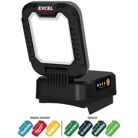 Excel 18V 1600 Lumens Portable Site Light Body Only