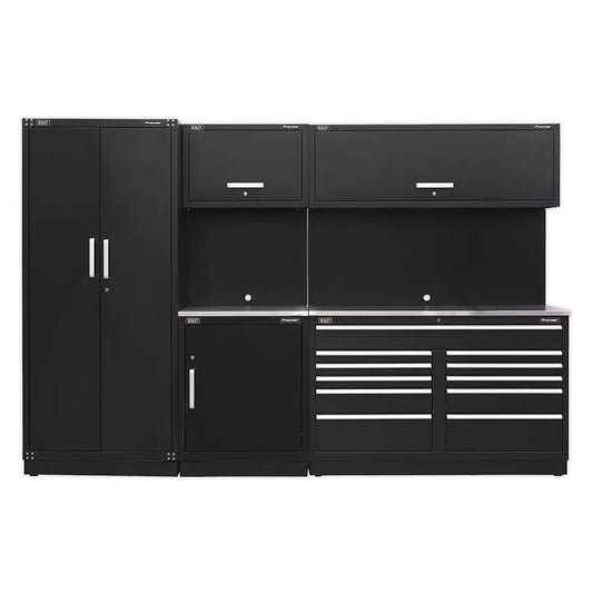 Sealey APMSCOMBO2SS Premier 3.3m Storage System Stainless Worktop