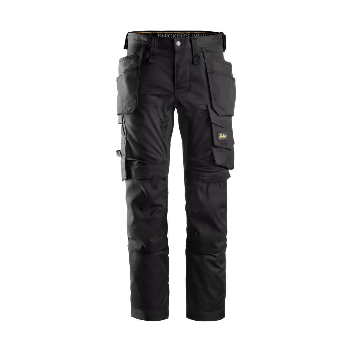 Snickers AllroundWork Stretch Trousers with Holster Pockets Black - 32