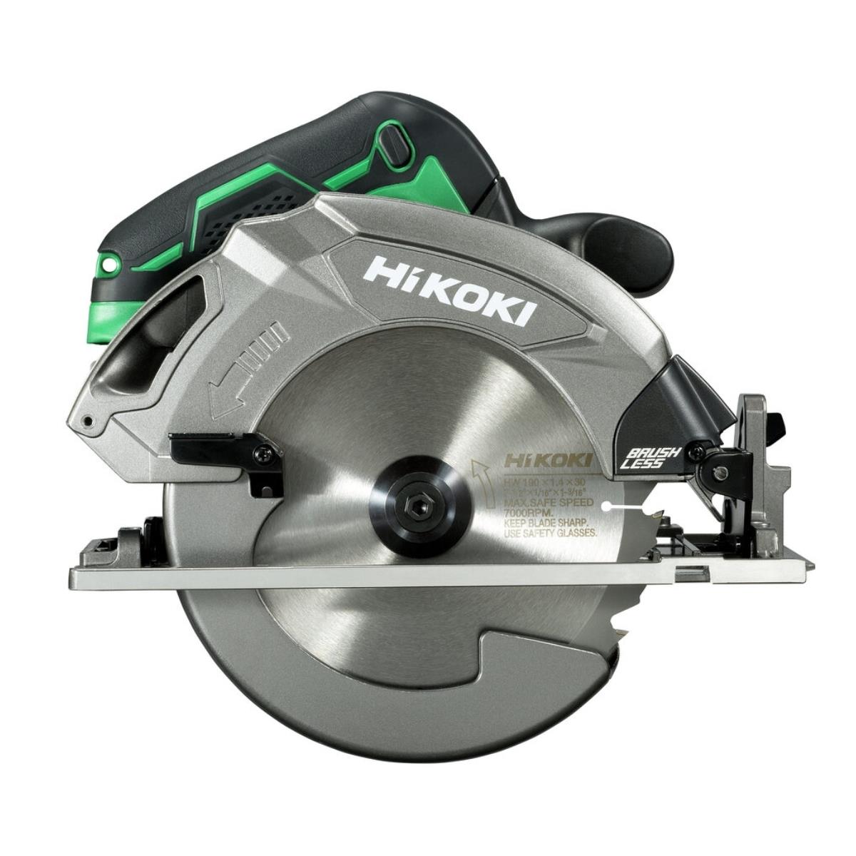 HiKOKI C1807DAW2Z 18V Brushless 190mm Circular Saw with 1 x 5.0Ah Battery, Charger & Case