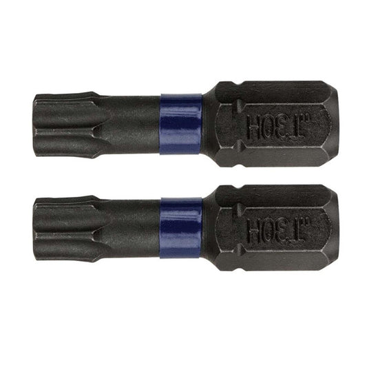 Irwin IW6061612 Impact Pro Performance Screwdriver Bits TX30 25mm Pack of 2