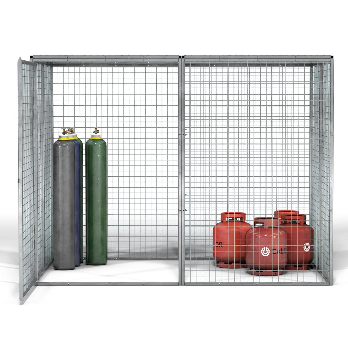 Armorgard GGC10 Gorilla Gas Cage 2412mm x 1866mm x 1831mm Heavy-Duty Secure Storage Solution for Gas Cylinders