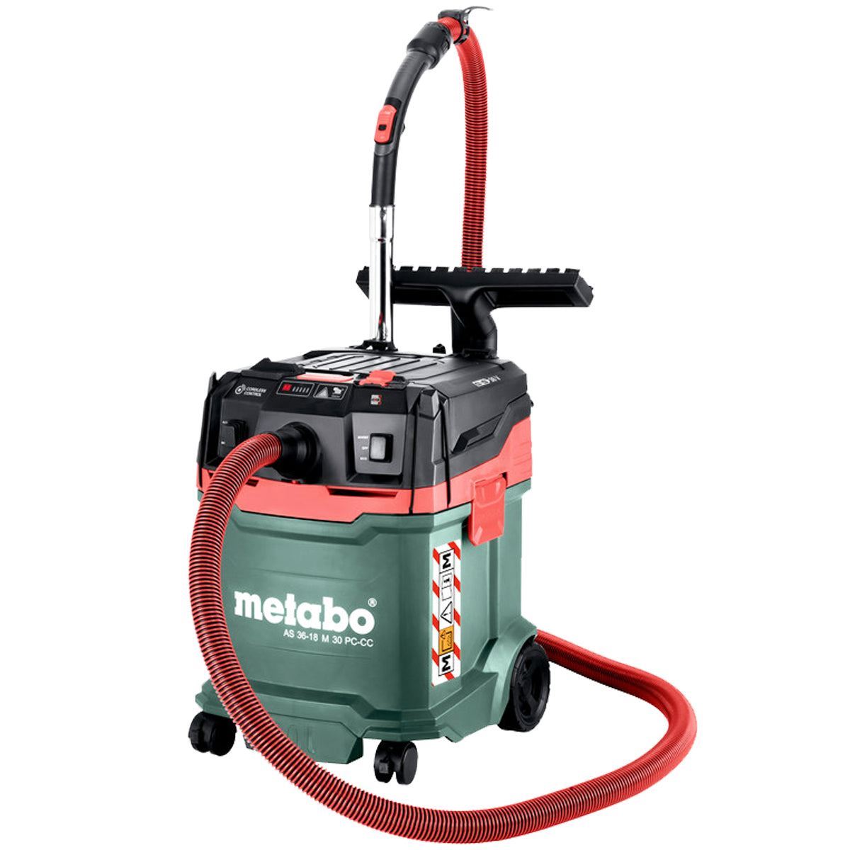 Metabo AS 36-18 M 30 PC-CC 18V M-Class Vacuum Cleaner with 1 x 2.0Ah Battery & Charger