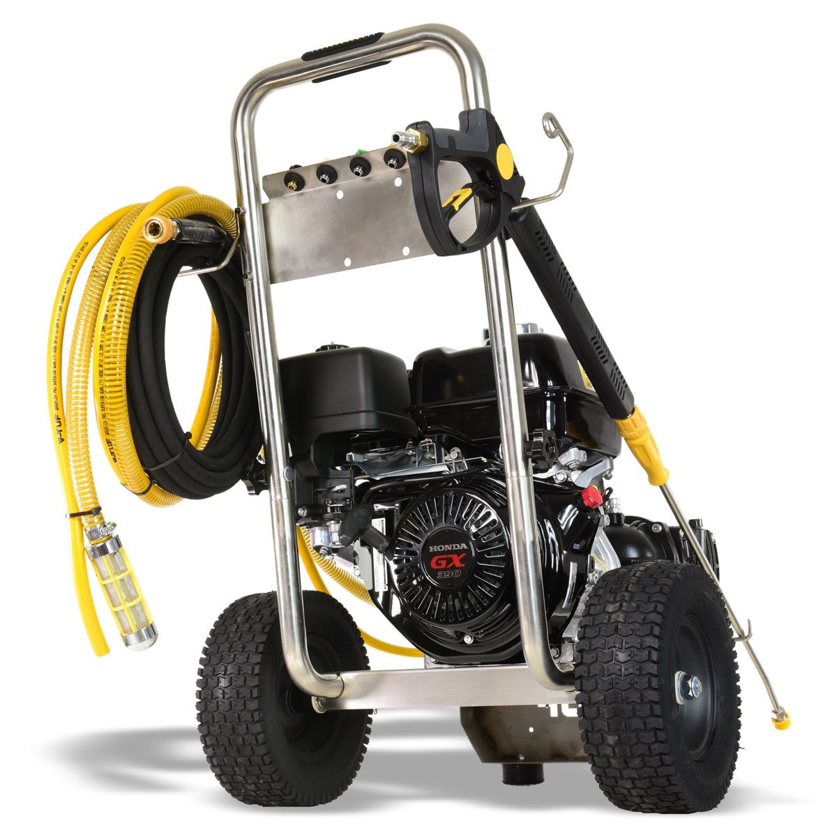 V-TUF GB110 21L/min Industrial 13HP Gearbox Driven Honda Petrol Pressure Washer 3000psi & 200Bar