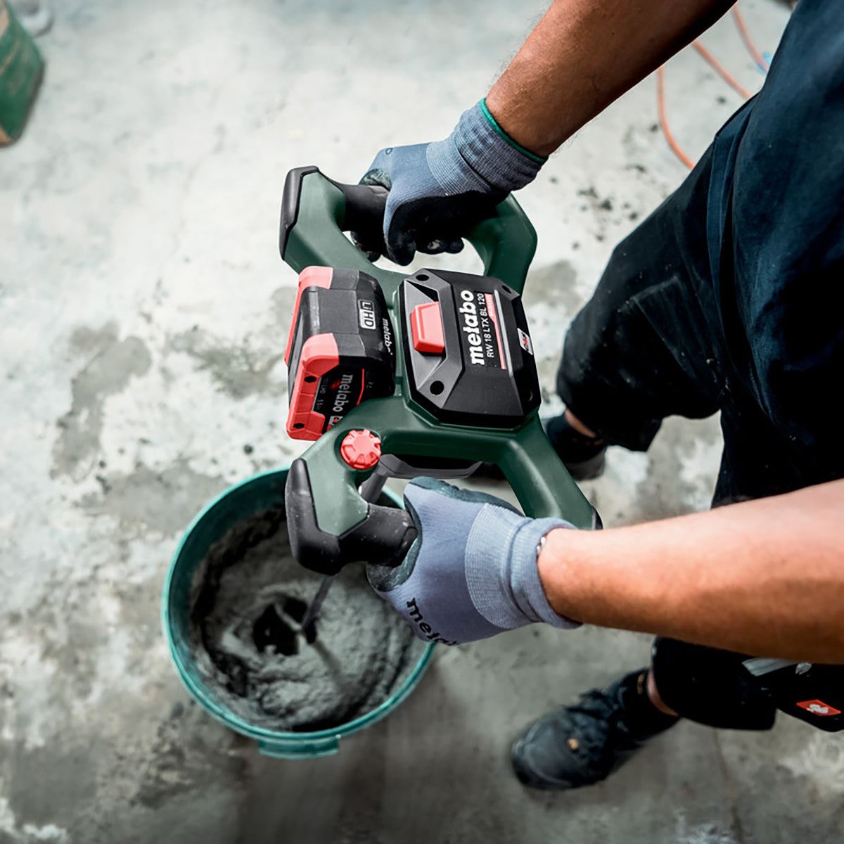 Metabo RW 18 LTX BL 120 18V Brushless 120mm Stirrer with 1 x 4.0Ah Battery & Charger