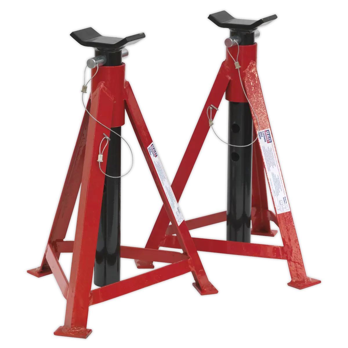 Sealey AS3000 Axle Stands 2.5tonne Capacity Per Stand 5tonne Pair 700mm Medium Height