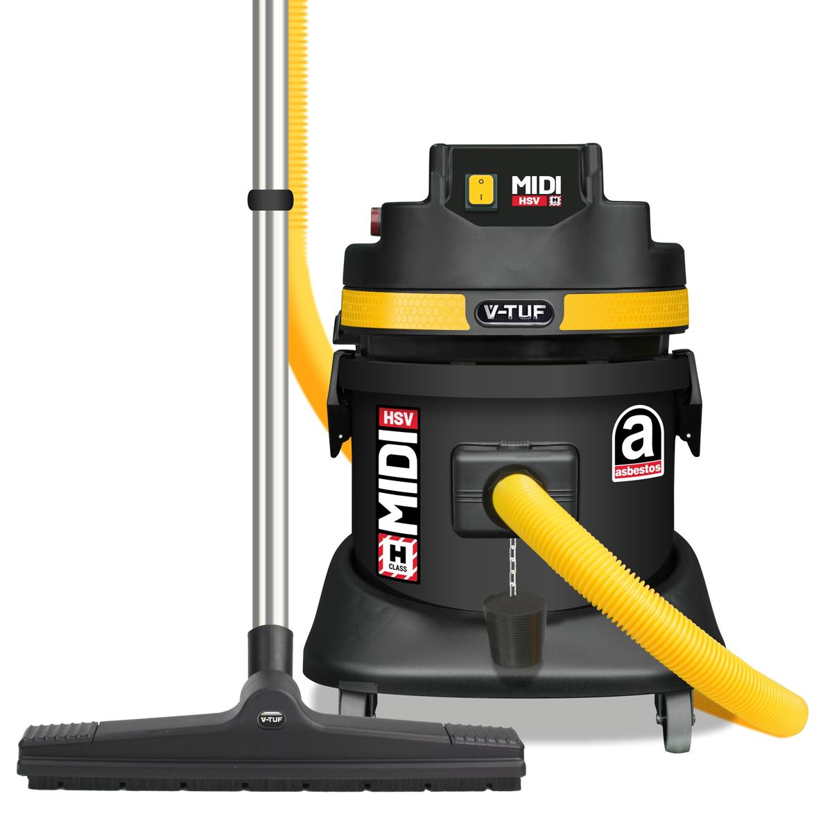 V-TUF MIDIHSV240 MIDI HSV 21L H-Class Industrial Dust Extraction Vacuum Cleaner 240V