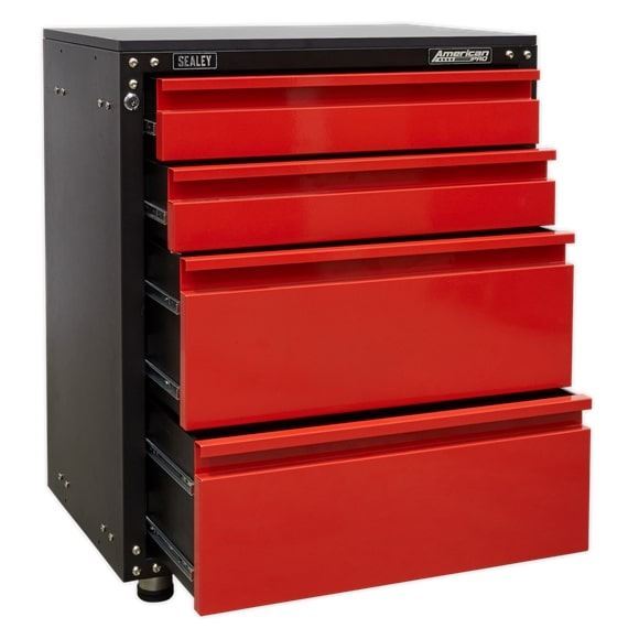 Sealey APMS84 Modular 4 Drawer Cabinet Worktop 665mm