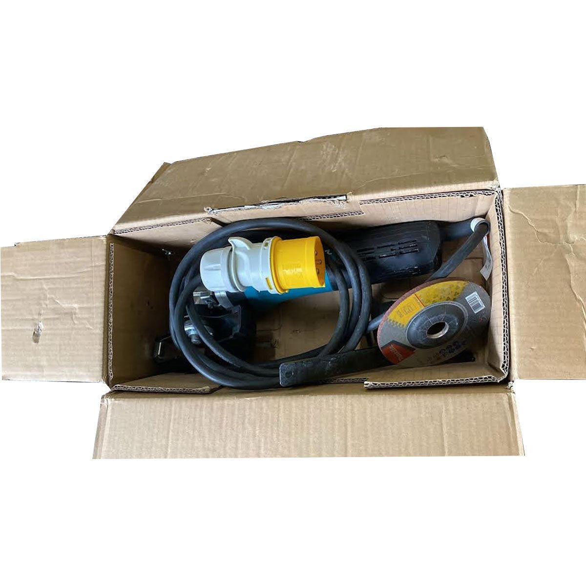 Makita GA5091X01/1 125mm Variable Speed Slide Switch Angle Grinder 110V With Mechanical Brake Item Condition Seller Refurbished
