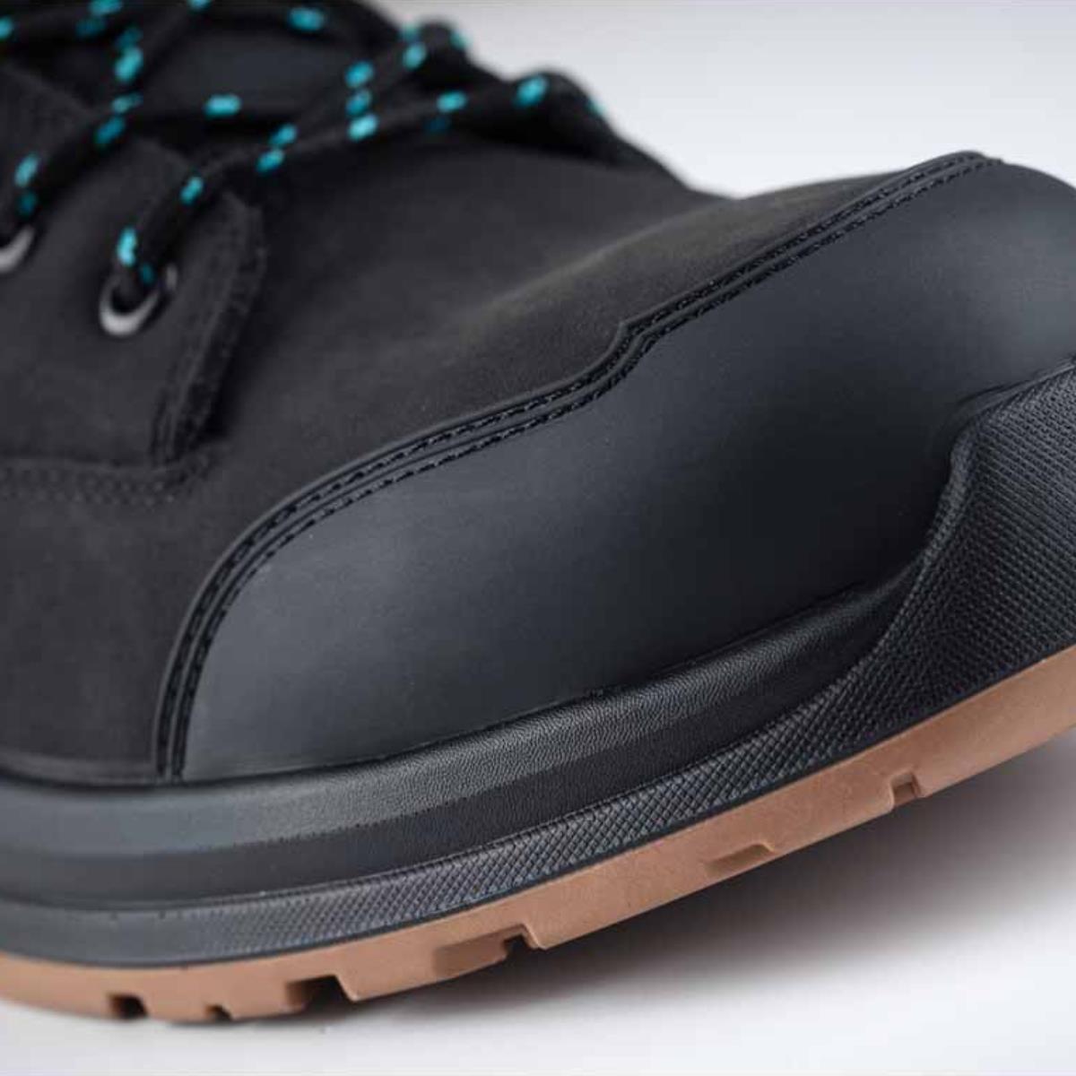 Makita MK401M Osaka Safety Leather Boots Black - Size 8
