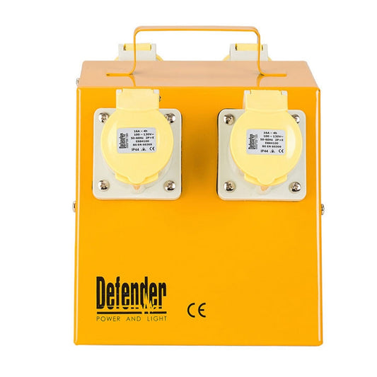 Defender E13104 4 X 110V 16A Splitter Box Item Condition Damaged Box