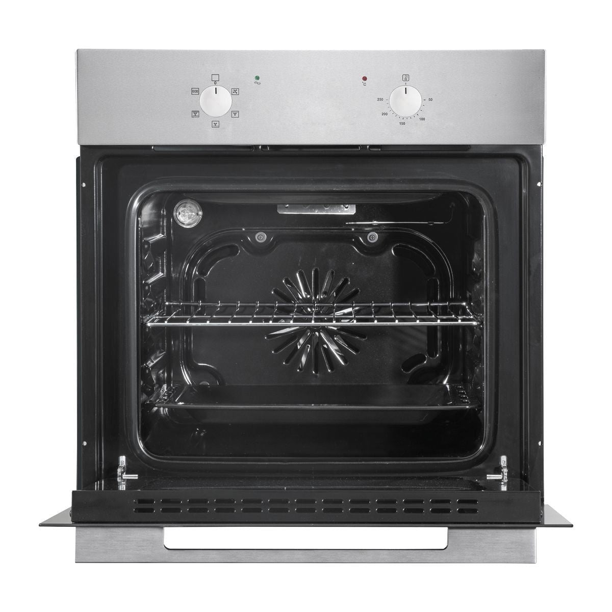 Sealey DH125 Baridi Integrated Fan-Assisted Electric Oven 60cm 55L Capacity Black/Stainless Steel