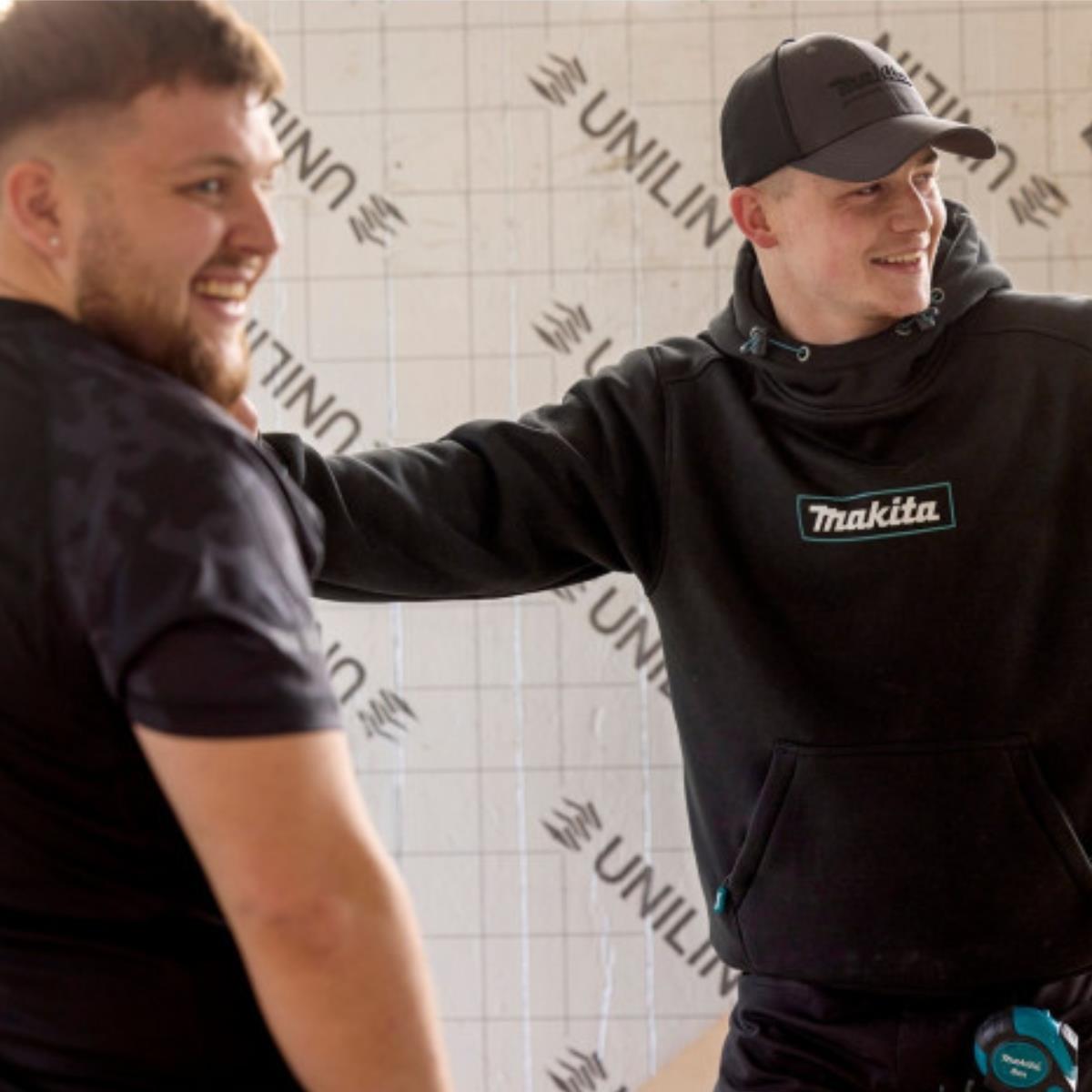 Makita MK104M Polar Fleece Origin Hoodie Black - Size M