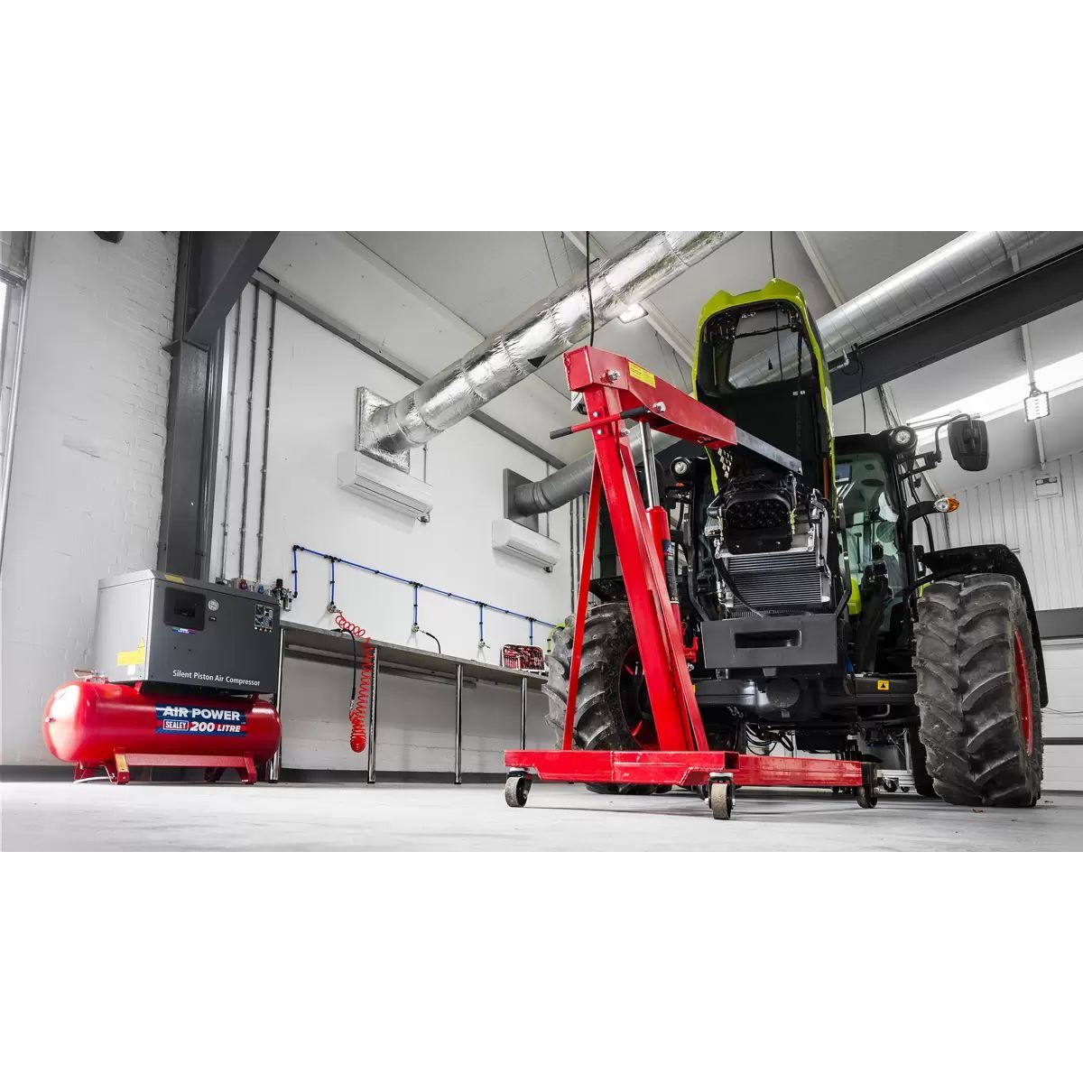 Sealey PH30 3tonne Fixed Frame Engine Crane with Extendable Legs