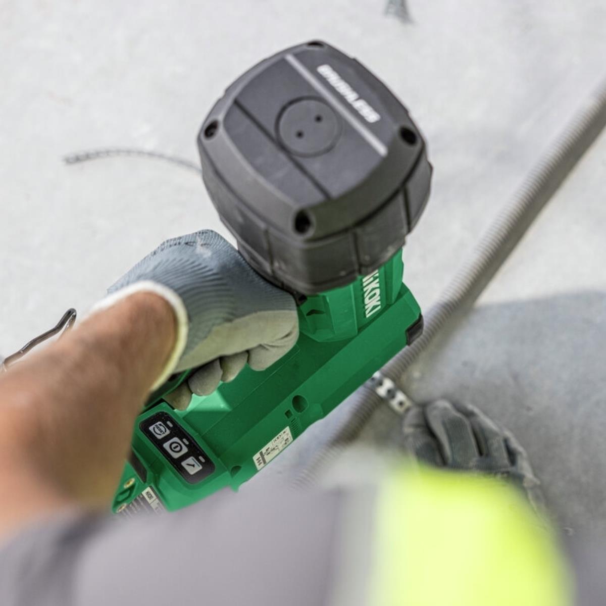 HiKOKI NC1840DAJPZ 18V Brushless Concrete Nailer with 2 x 5.0Ah Battery, Charger & Carry Case
