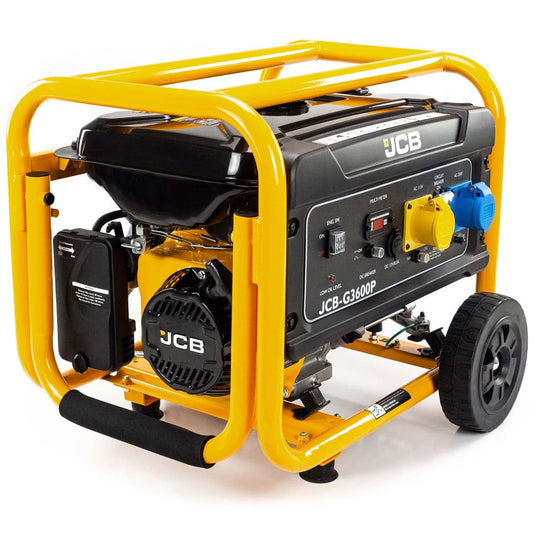 JCB G3600P Single-Phase Petrol Generator 224cc 115V/230V