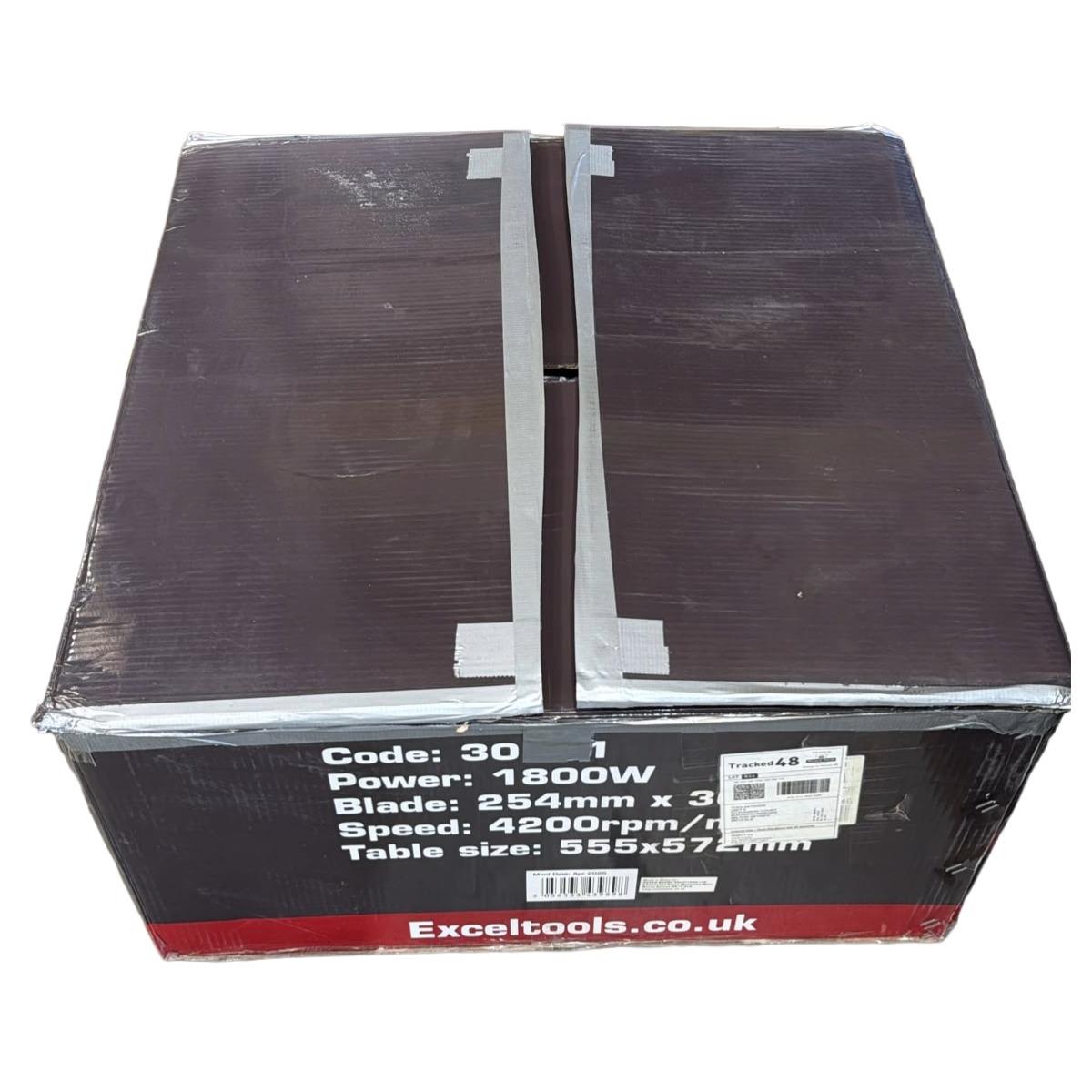 Excel 254mm Portable Table Saw 240V/1800W Item Condition Damaged Box