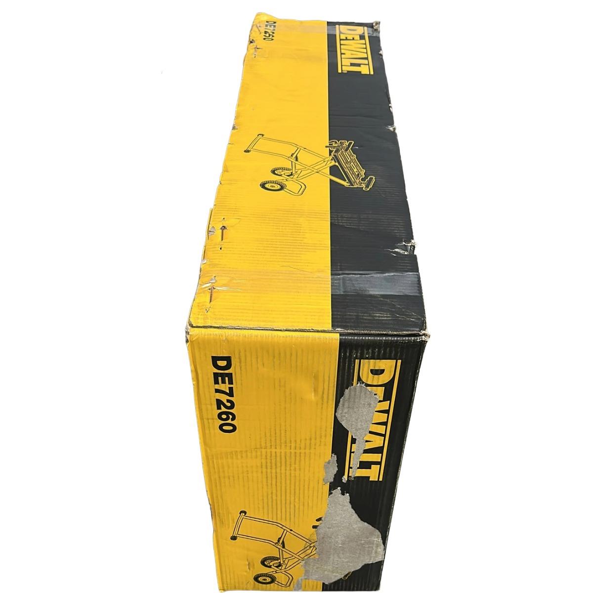DeWalt DE7260 Mitre Saw Folding Rolling Stand - SPL Item Condition Box Opened Never Used