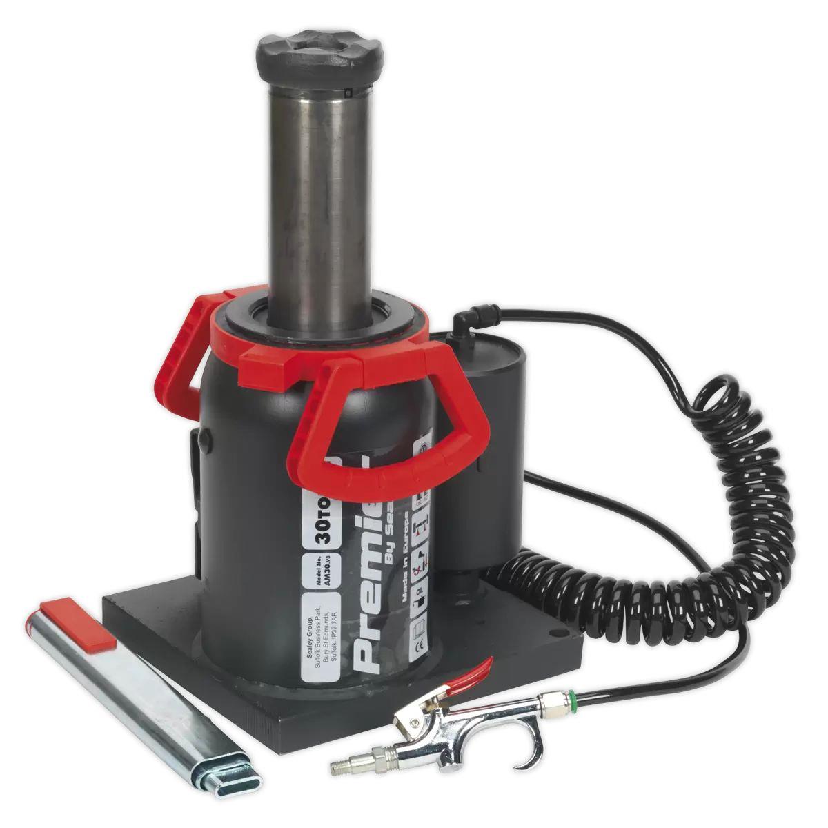 Sealey AM30 Bottle Jack 30 Tonne Manual/Air Hydraulic