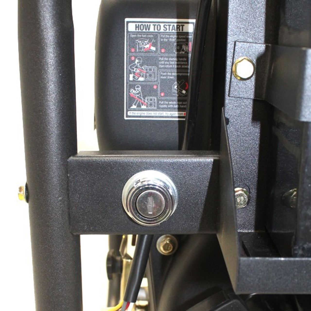 Hyundai DHYT80E 80mm Electric Start Open Frame Diesel Trash Water Pump, 25m Total Head, 6m Lift, 880min Flow Rate