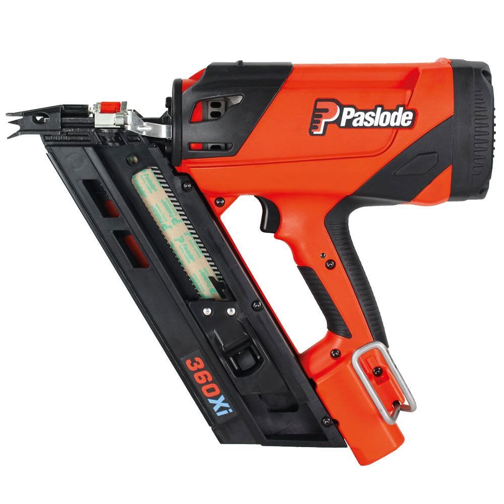 Paslode 360Xi 7.4V First Fix Gas Framing Nailer with 1 x 2.1Ah Battery, Charger & Case 019700
