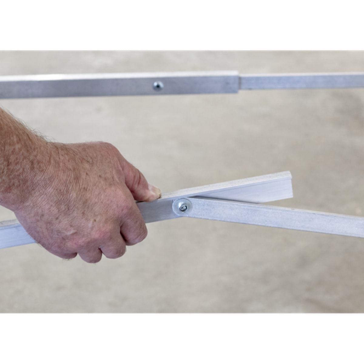 Sealey AXL6 Industrial Aluminium Step Ladder 6-Tread