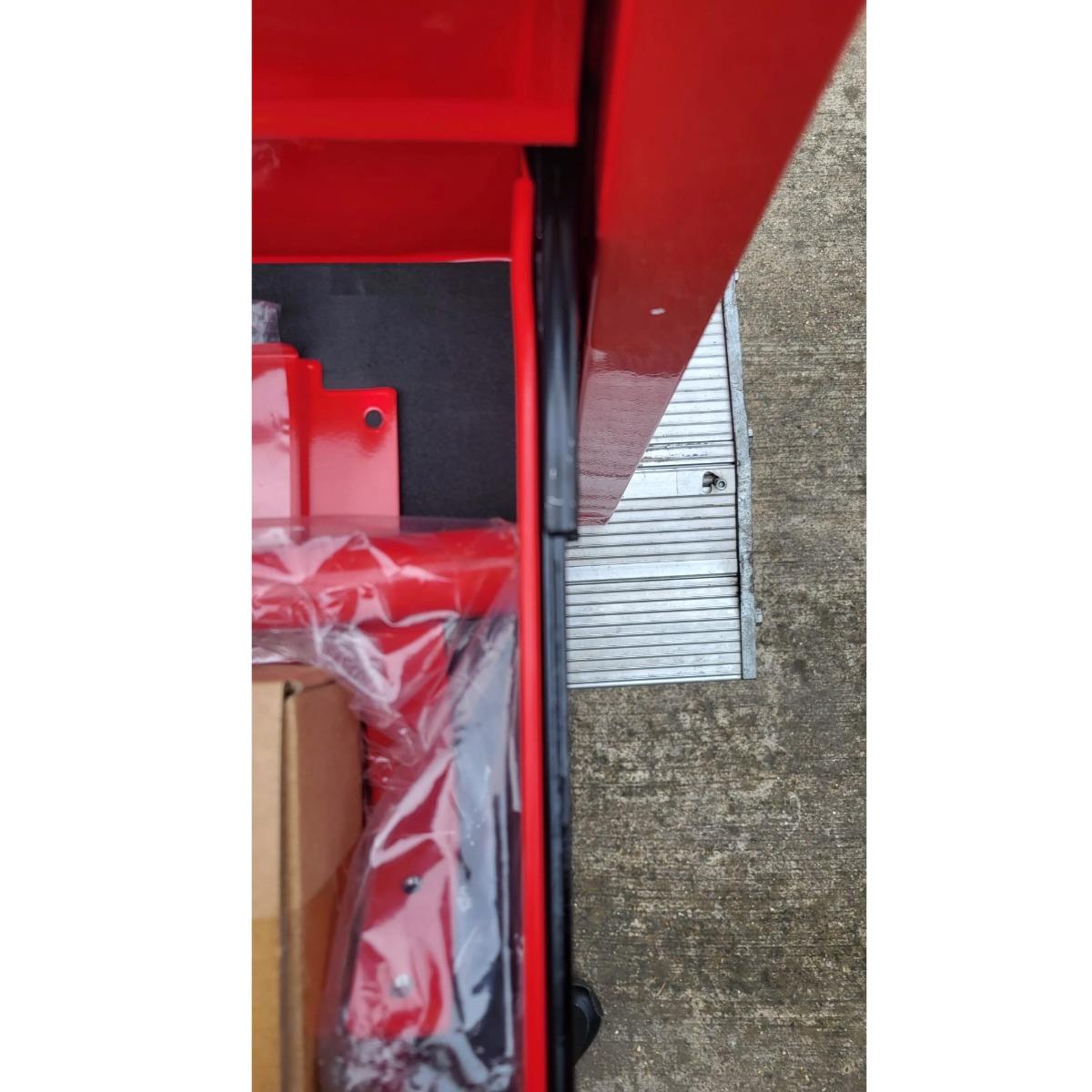 Excel Roller Tool Chest Cabinet 8 Drawers Storage Toolbox Red Item Condition Damaged Box - Collection Only