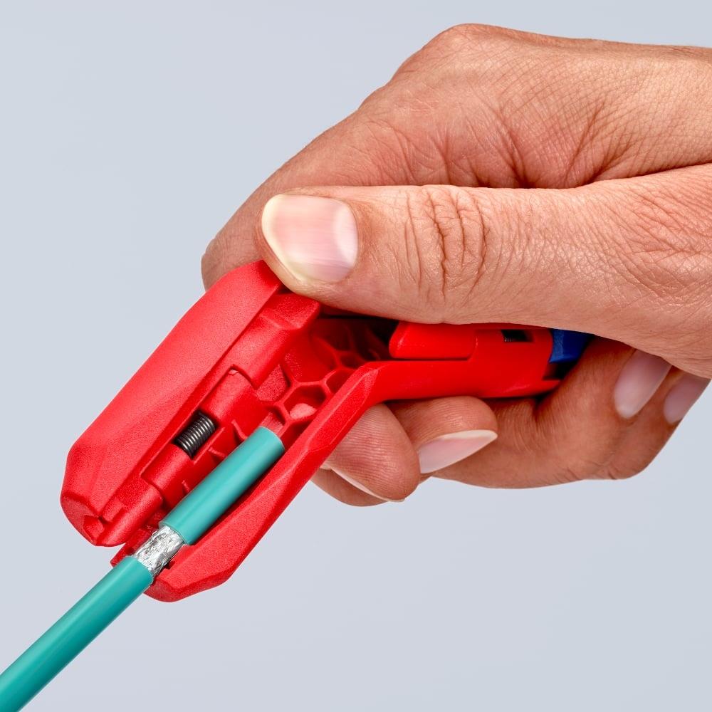 Knipex ErgoStrip Universal Wire Stripping Tool For Right Handers 16 95 01 SB