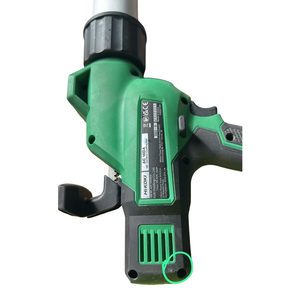 HiKOKI AC18DAW5Z 18V 600ml Caulking Gun Body Only Item Condition Seller Refurbished