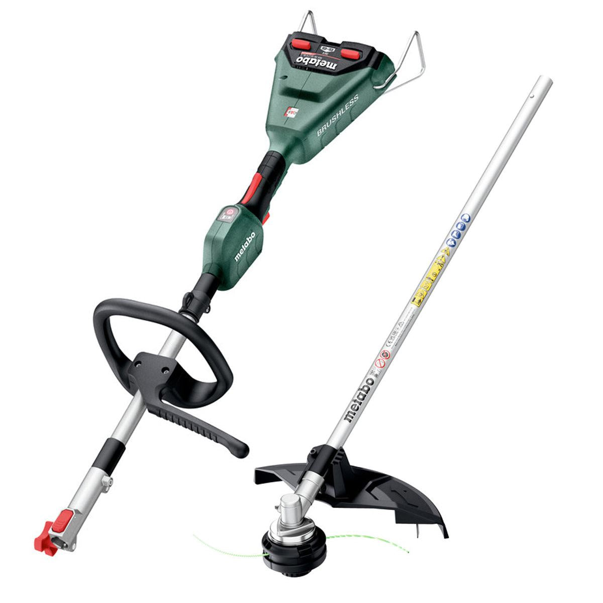 Metabo MA 36-18 LTX BL Q 36V Brushless Split Shaft Multi Tool with Brush Cutter Attachment