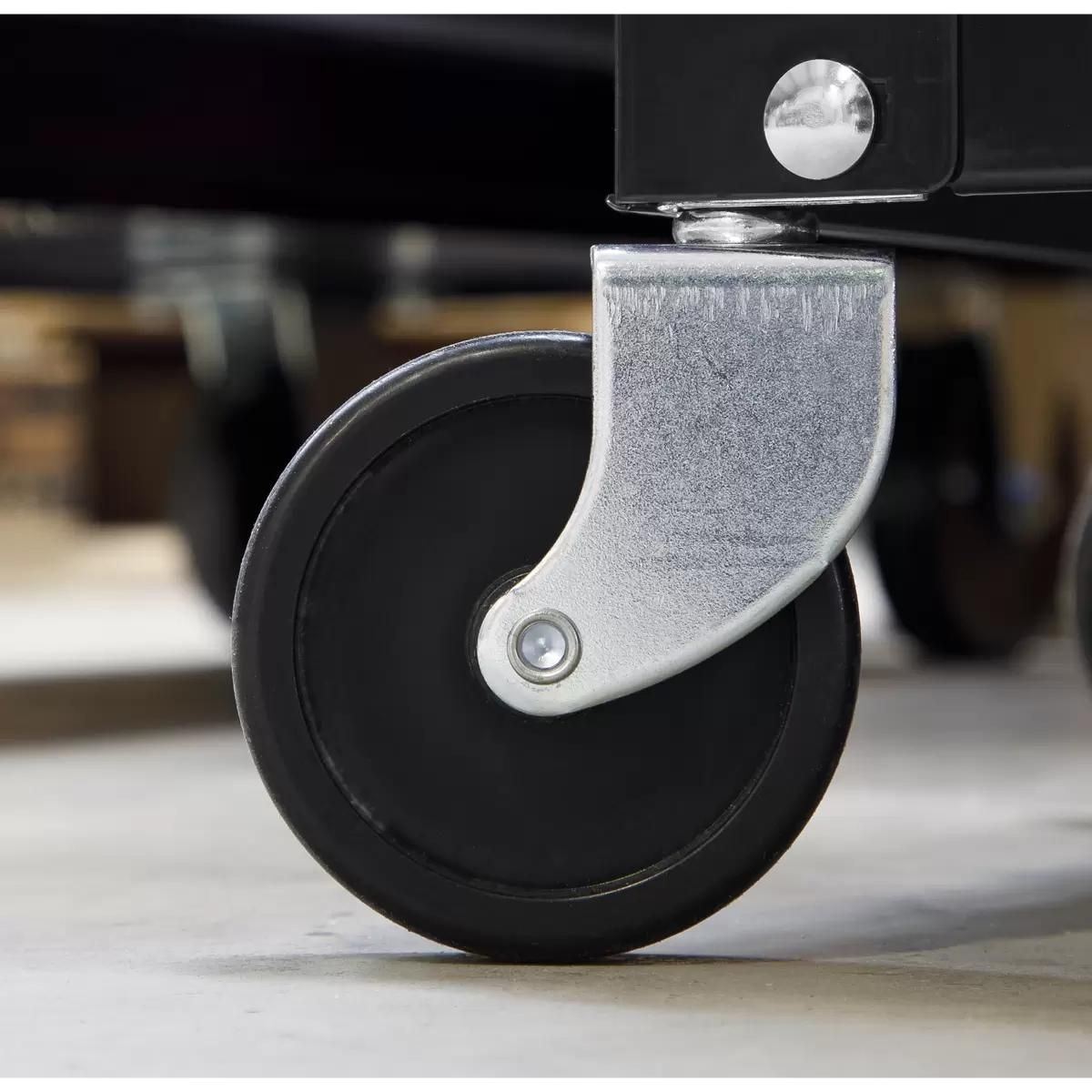 Sealey AP22BK 6 Drawer Topchest & Rollcab Combination with Ball-Bearing Slides-Black