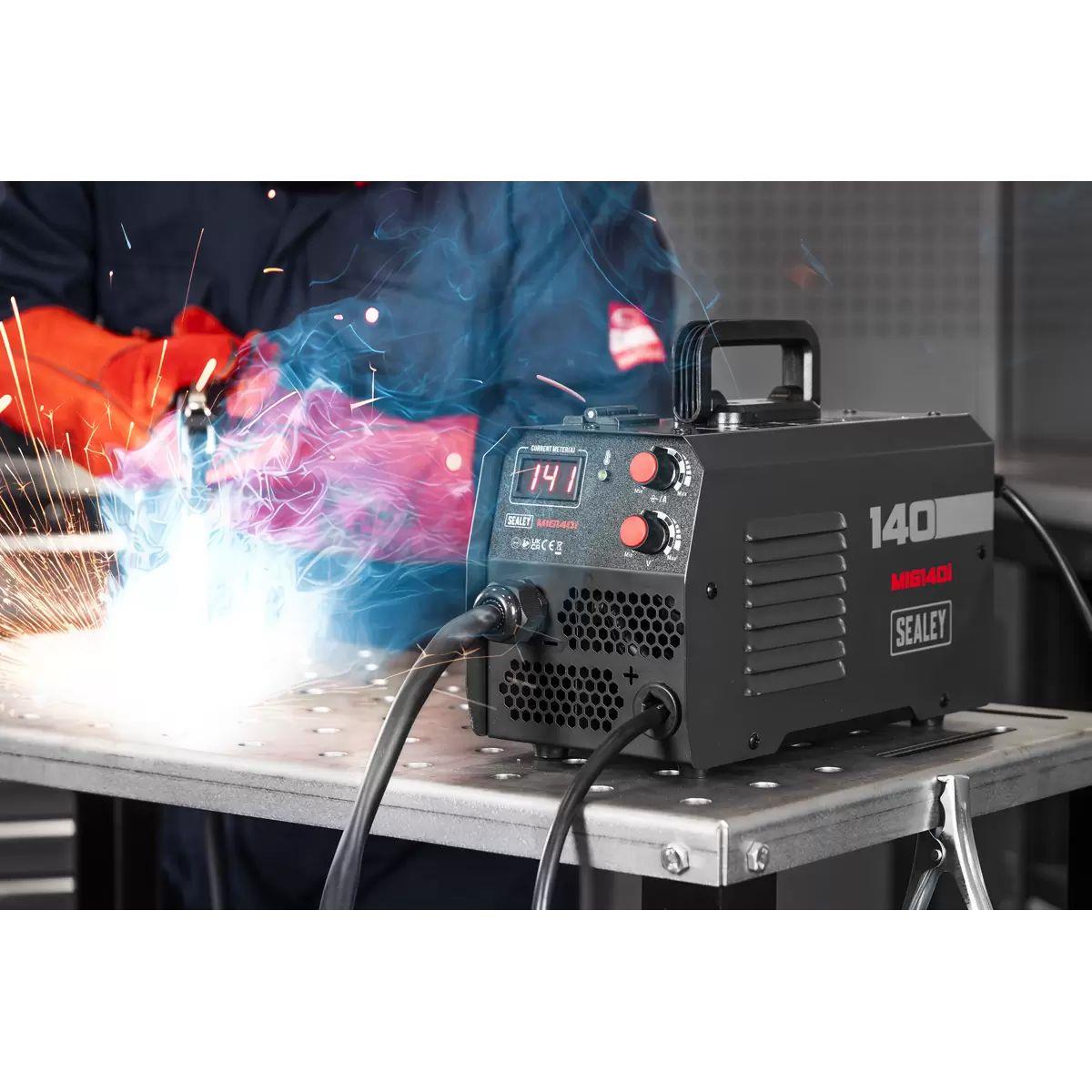 Sealey MIG140i Flux Cored Gasless MIG Inverter Welder 230V/140A