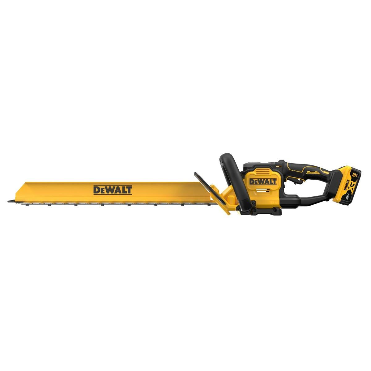 Dewalt DCMHT567P1-GB 18V XR Brushless 60cm Hedge Trimmer with 1 x 5.0Ah Battery & Charger