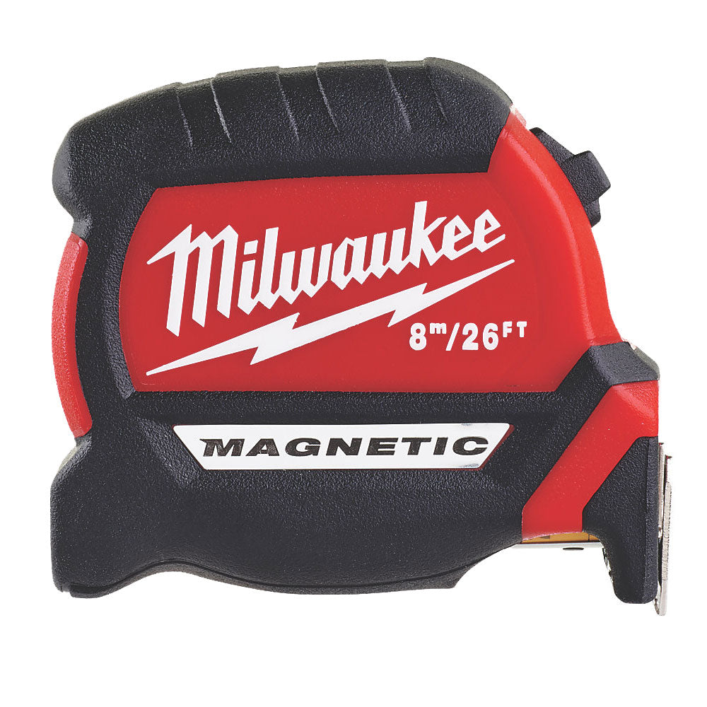 Milwaukee 8 m - 26 FT / 27 Magnetic Measure Tape 4932464603