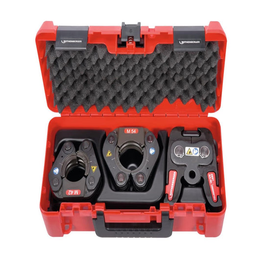 Rothenberger Romax 4000 Press Collars Set M42-54 With Case 1000001500