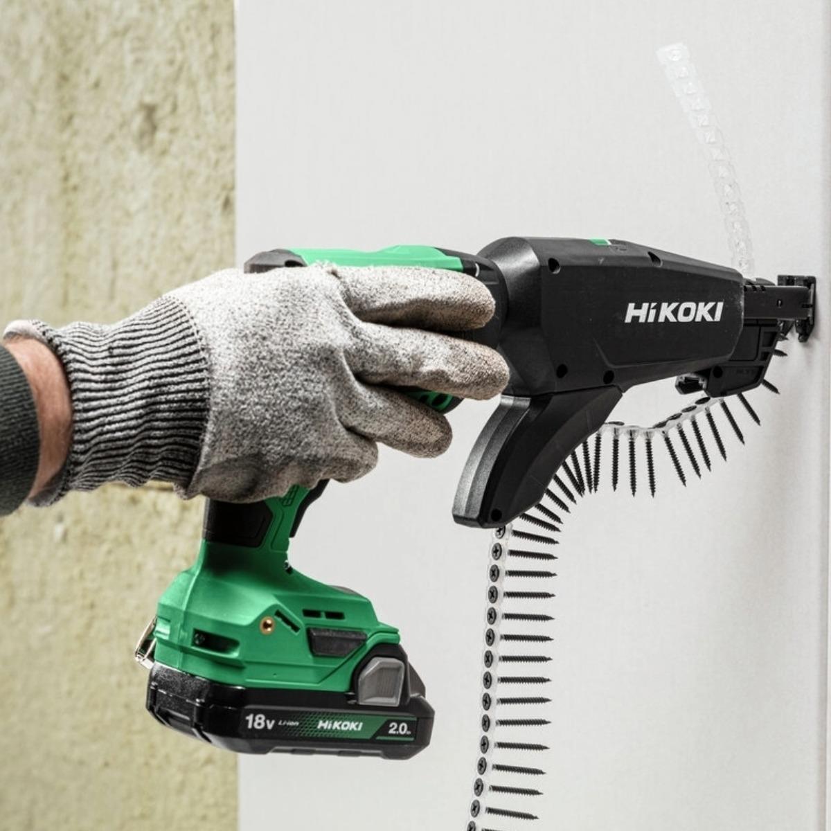 HiKOKI W18DAW3Z 18V Brushless Drywall Screwdriver with 1 x 5.0Ah Battery Charger & Case