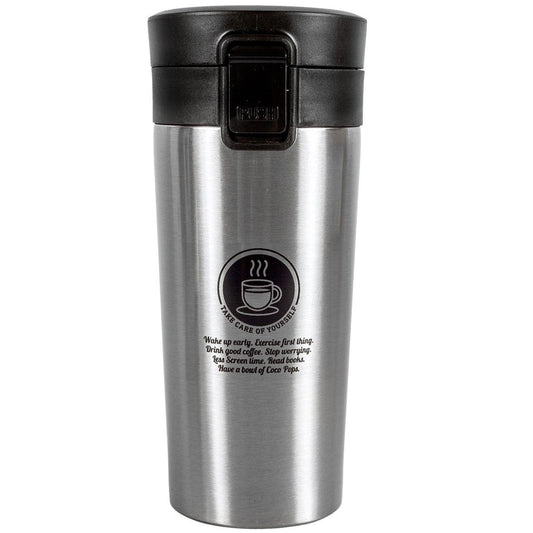 Tools4Trade Stainless Steel Thermal Coffee Mug - Silver (360ml)
