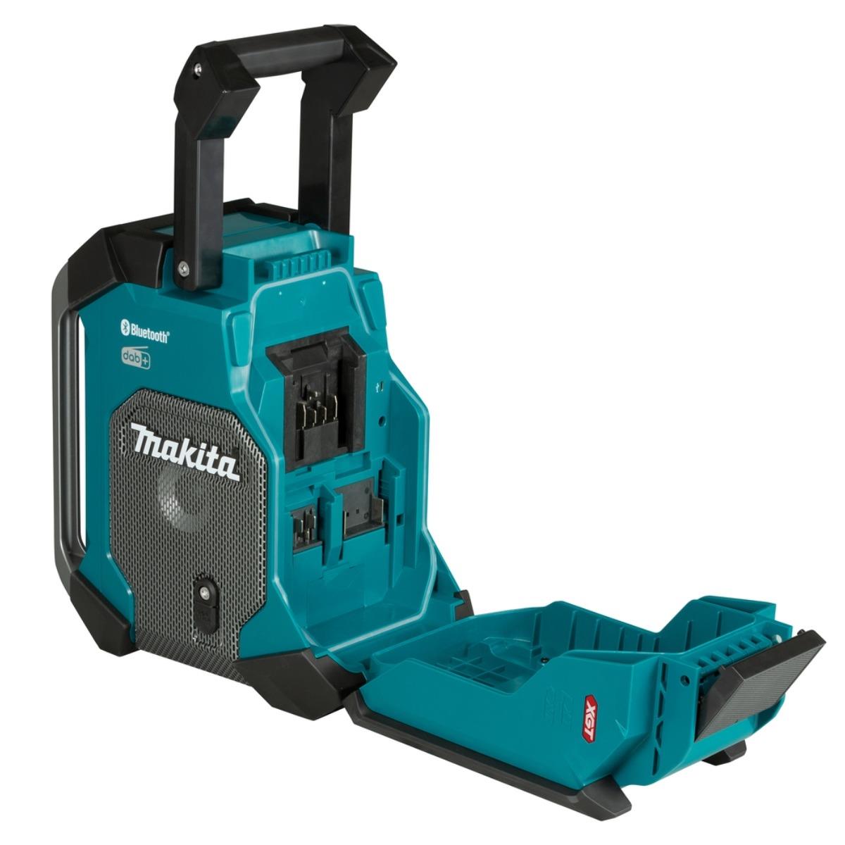 Makita MR007GZ 40V XGT DAB/DAB+ Job Site Radio With Bluetooth With 1 x 2.5Ah Battery & Charger