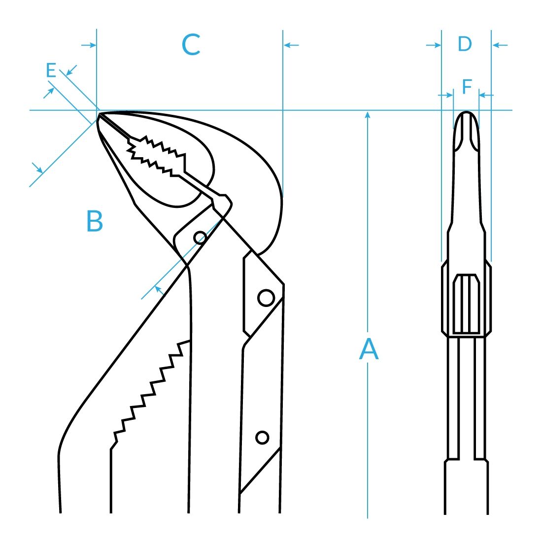 Bahco 250mm Slip Joint Plier BAH8224 - SPL