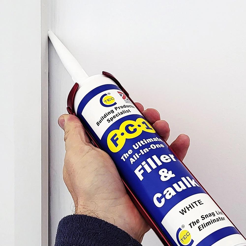 C-TEC FC1 310ml Ultimate All-In-One Filler & Caulk FC1540106 - White