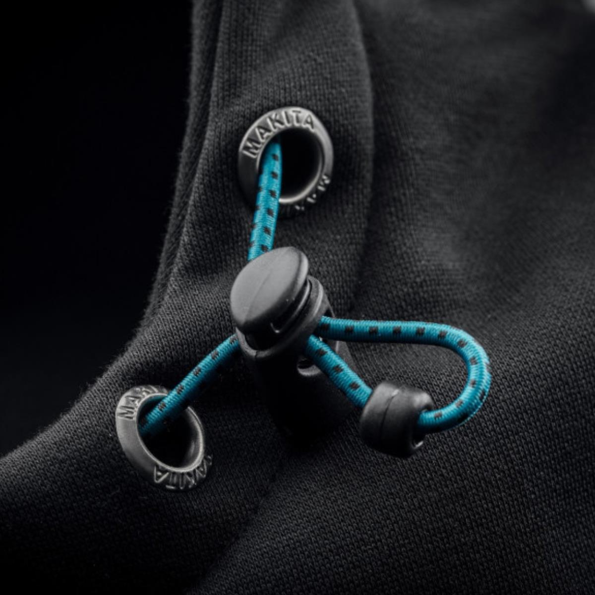 Makita MK104M Polar Fleece Origin Hoodie Black - Size M
